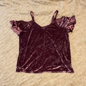 Torrid Pink Cold Shoulder Top